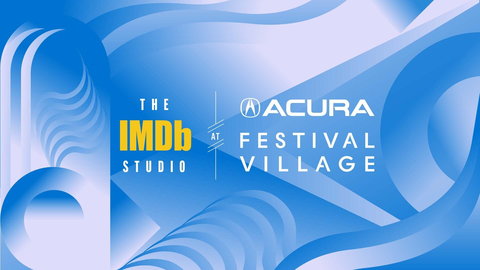 IMDb coverage of the 2023 Sundance Film Festival includes a celebrity portrait studio, and video interviews with top stars and filmmakers in The IMDb Studio at Acura Festival Village (Photo Credit: IMDb)